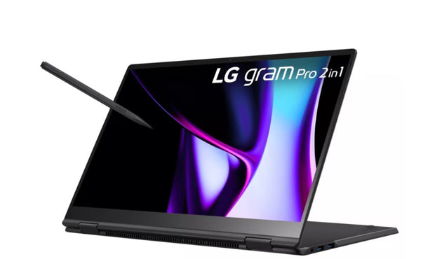 LG gram Pro 16” 2in1 Thin and Lightweight Laptop, Intel Evo Edition - AI-enabled Intel Core Ultra 7 processor, Windows 11 Home, 16GB RAM, 512GB SSD