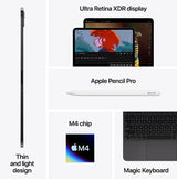 Apple 11-Inch iPad Pro M4 WiFi + Cellular 1TB With Nano-Texture Glass - Silver