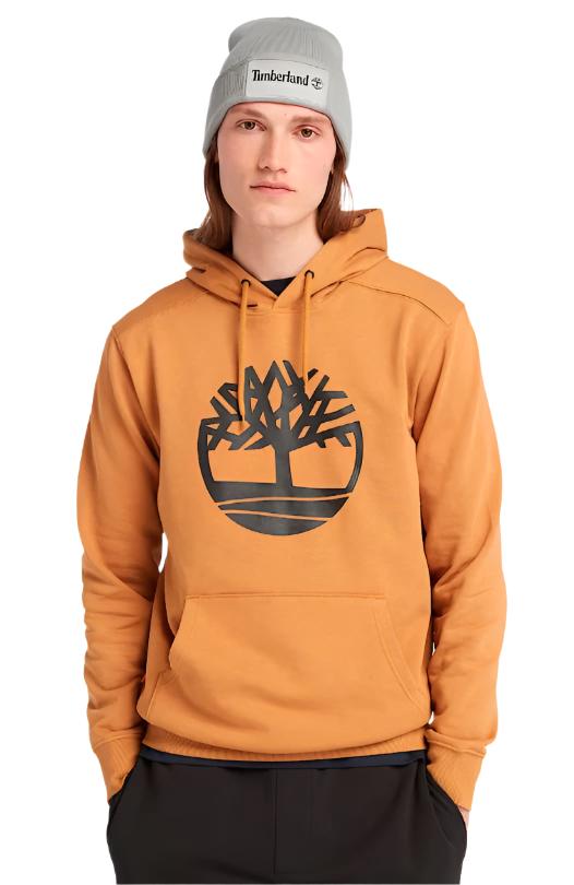 Timberland Mens Tree Logo Hoodie Sweatshirt