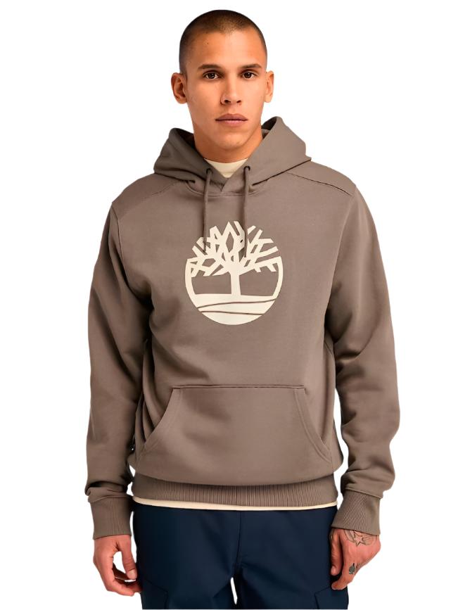 Timberland Mens Tree Logo Hoodie Sweatshirt