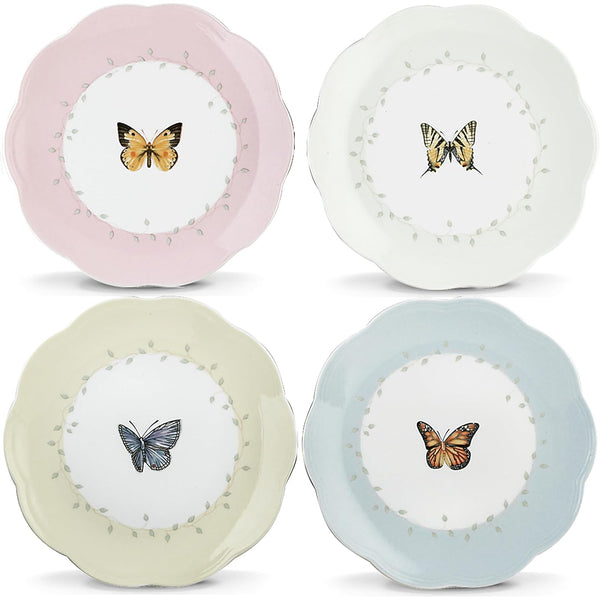 Lenox Butterfly Meadow Dessert Plates - 4pc Set