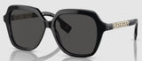 Burberry BE4389 Joni Womens Sunglasses - Black/Dark Grey