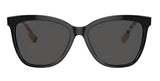 Burberry Womens BE4308 Clare Non-Polarized Sunglasses - Black/Dark Grey