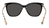 Burberry Womens BE4308 Clare Non-Polarized Sunglasses - Black/Dark Grey
