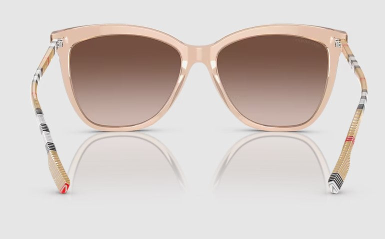 Burberry Women's BE4308 Clare Non-Polarized Sunglasses - Pink/Brown Gradient