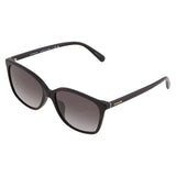 Coach Womens Non-Polarized Square Sunglasses - Black/Grey Gradient