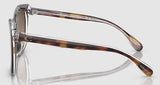 Coach Womens CH566 Polarized Sunglasses - Tortoise Beige/Brown Gradient