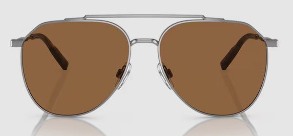 Dolce & Gabbana Mens DG2296 Non Polarized - Gunmetal/Brown