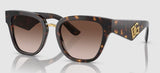 Dolce & Gabbana Womens DG4437 Sunglasses - Havana/Brown Gradient