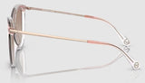 Michael Kors Women's MK2184U Dupont Non-Polarized Sunglasses - Pink Clear/Rose Gold Gradient