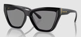 Michael Kors Women's MK2211U Dubai Polarized Sunglasses - Black/Dark Grey