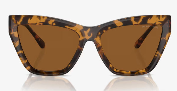 Michael Kors Women's MK2211U Dubai Polarized Sunglasses - Dark Tortoise/Amber