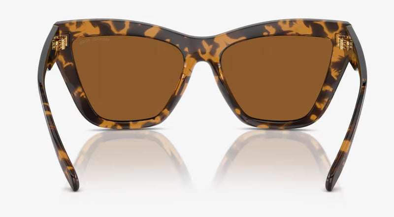 Michael Kors Women's MK2211U Dubai Polarized Sunglasses - Dark Tortoise/Amber