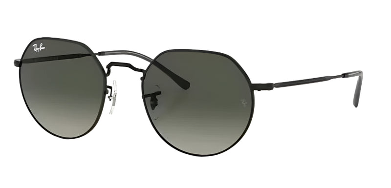 Ray-Ban Jack Polarized Sunglasses - Black/Grey Gradient