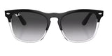 Ray-Ban Steve Polarized Sunglasses - Black on Transparent / Grey Gradient