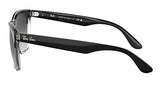 Ray-Ban Steve Polarized Sunglasses - Black on Transparent / Grey Gradient