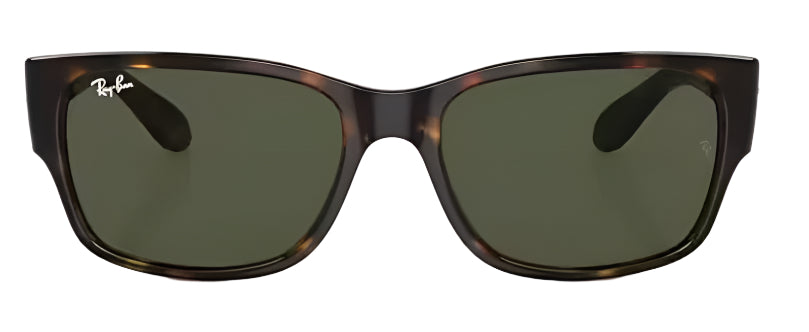 Ray-Ban RB4388 Polarized Sunglasses - Polished Havana/Green