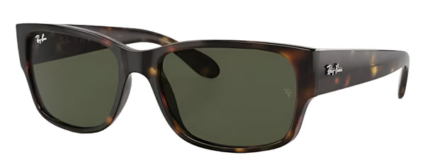 Ray-Ban RB4388 Polarized Sunglasses - Polished Havana/Green
