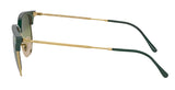 Ray-Ban New Clubmaster Polarized Sunglasses - Polished Green/Polar Green