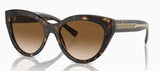 Tiffany & Co. Women's TF4220 Polarized Sunglasses - Havana/Clear Brown Gradient
