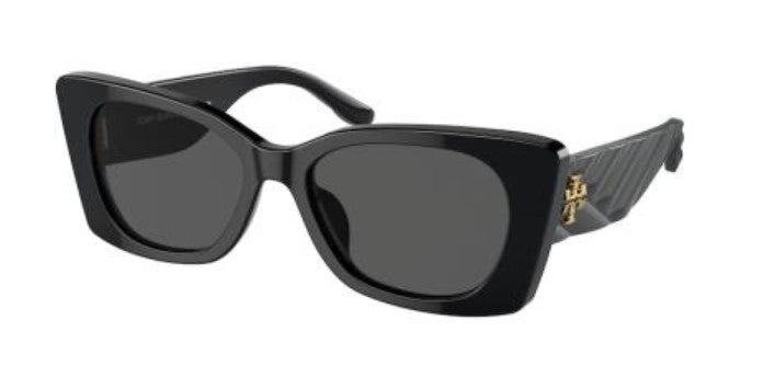 Tory Burch Womens Sunglasses - Black/Solid Grey