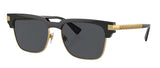 Versace Men's VE4447 Non-Polarized Sunglasses - Black/Dark Grey