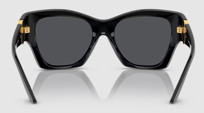Versace Women's VE4452 Non-Polarized Sunglasses - Black/Dark Grey