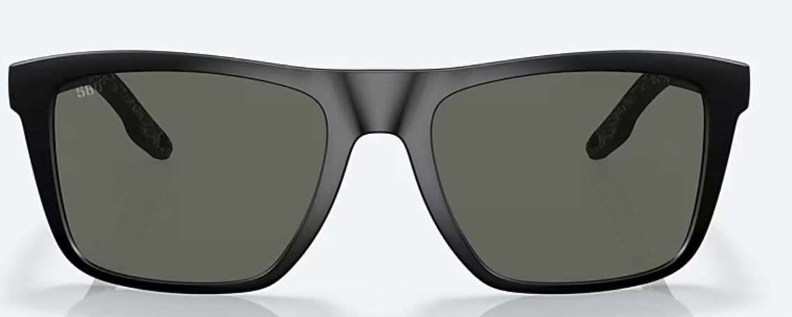 Costa Del Mar Mens Mainsail Matte Black Frames - Gray Lenses - Polarized Sunglasses