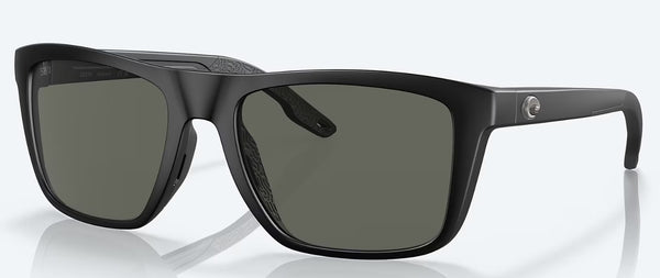 Costa Del Mar Mens Mainsail Matte Black Frames - Gray Lenses - Polarized Sunglasses