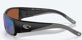 Costa Del Mar Mens Corbina Pro Matte Black Frame - Green Mirror Lenses - Polarized Sunglasses