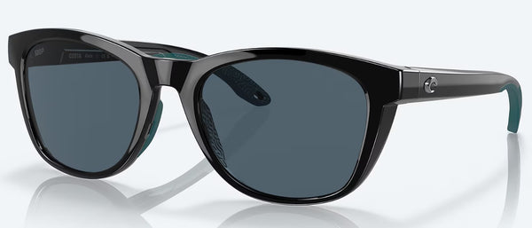 Costa Del Mar Womens Aleta Black Frames - Gray Lenses - Polarized Sunglasses