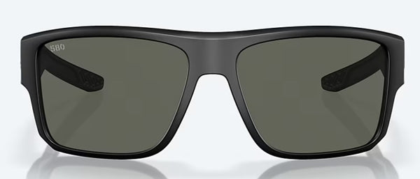 Costa Del Mar Mens Taxman Black Matte Frames - Gray Lenses - Polarized Sunglasses