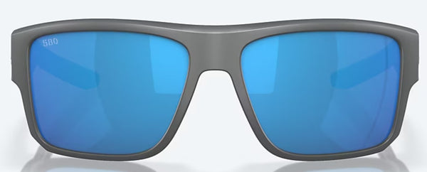 Costa Del Mar Mens Taxman Matte Gray - Blue Mirror Lenses - Polarized Sunglasses