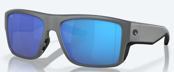 Costa Del Mar Mens Taxman Matte Gray - Blue Mirror Lenses - Polarized Sunglasses