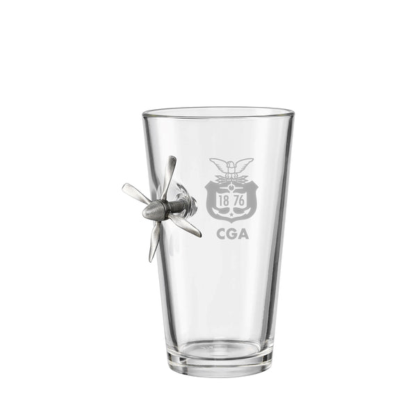 Coast Guard Academy Propeller Pint Glass - 16 oz.