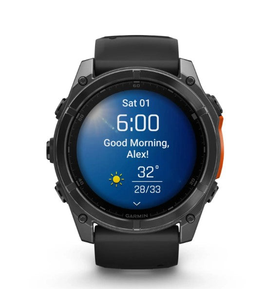 Garmin fēnix 8 AMOLED GPS Smartwatch 51mm Fiber-reinforced polymer