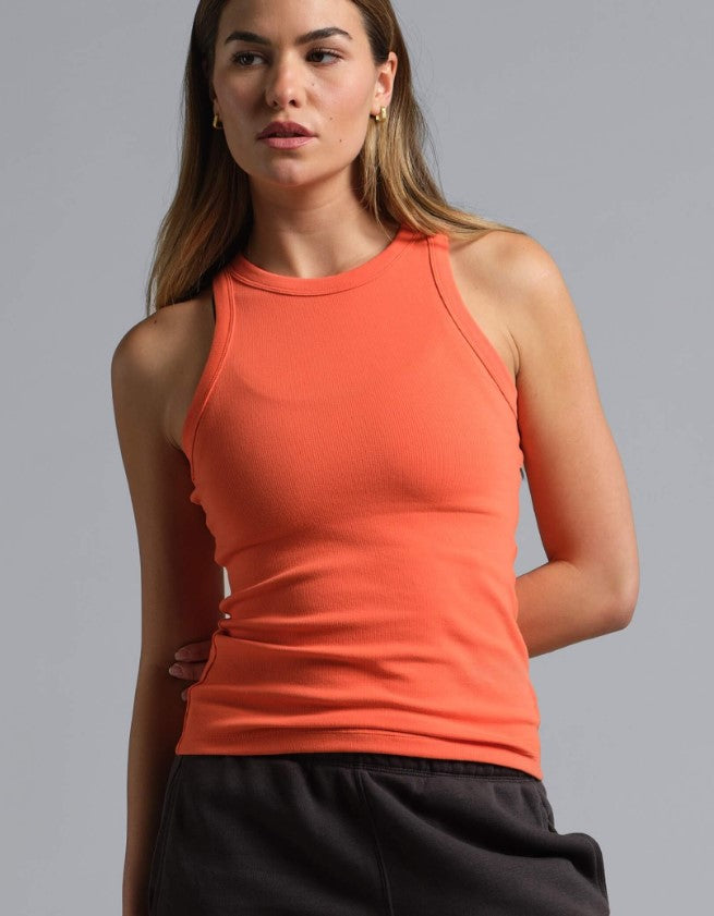 Municipal Womens Rib Knit Tank