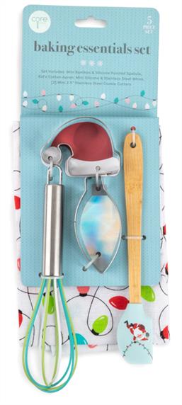 Core Kitchen 5-Piece Kids Apron Set - Multi Lights