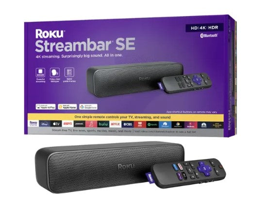 Roku Streambar SE 2-in-1 TV Soundbar