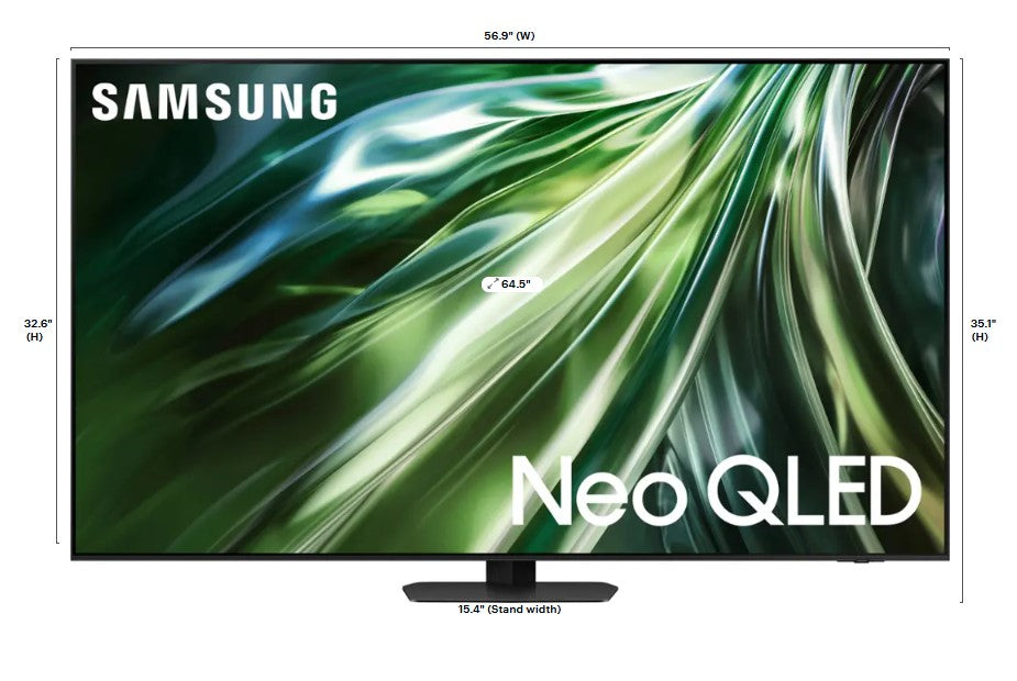 Samsung 85” Class QN90D Series Neo QLED 4K Smart Tizen TV (2024)