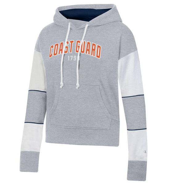 Coast Guard Champion Womens Superfan Fleece Hoodie Sweatshirt