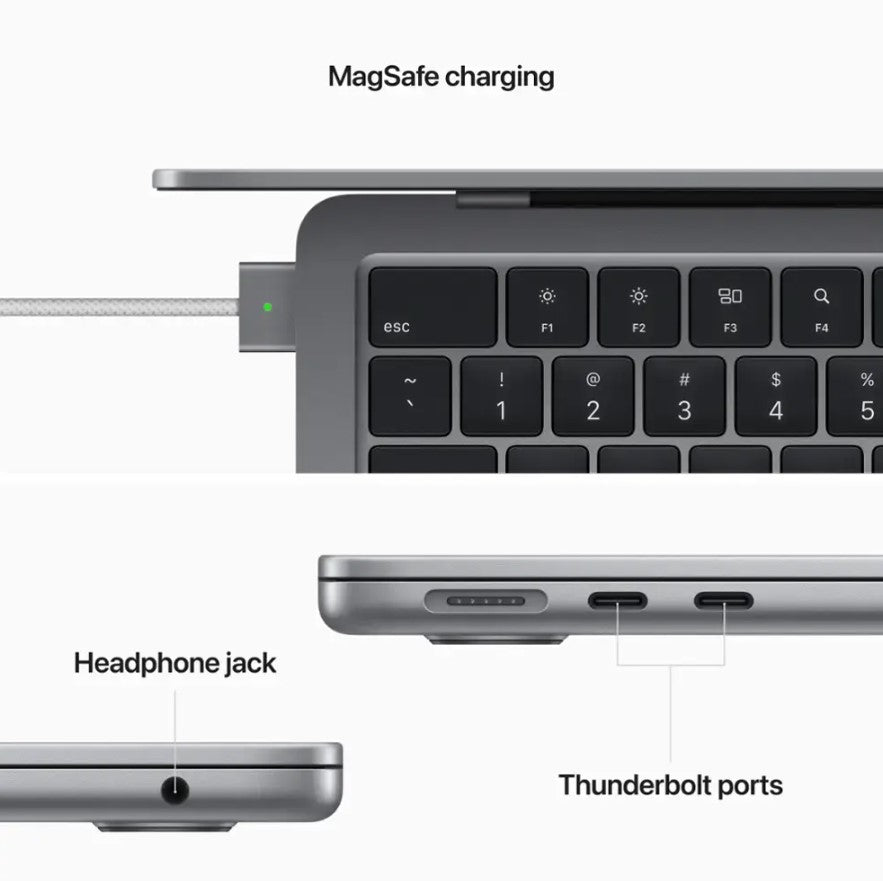 Apple MacBook Air 13-inch Apple M2 chip Built for Apple Intelligence 16GB Memory 256GB SSD