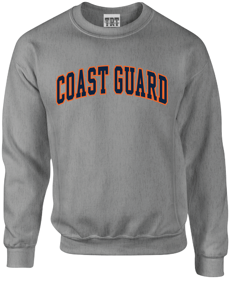 Tobacco Road Tees Mens Cost Guard Tackle Twill Knit Crewneck Sweatshirt