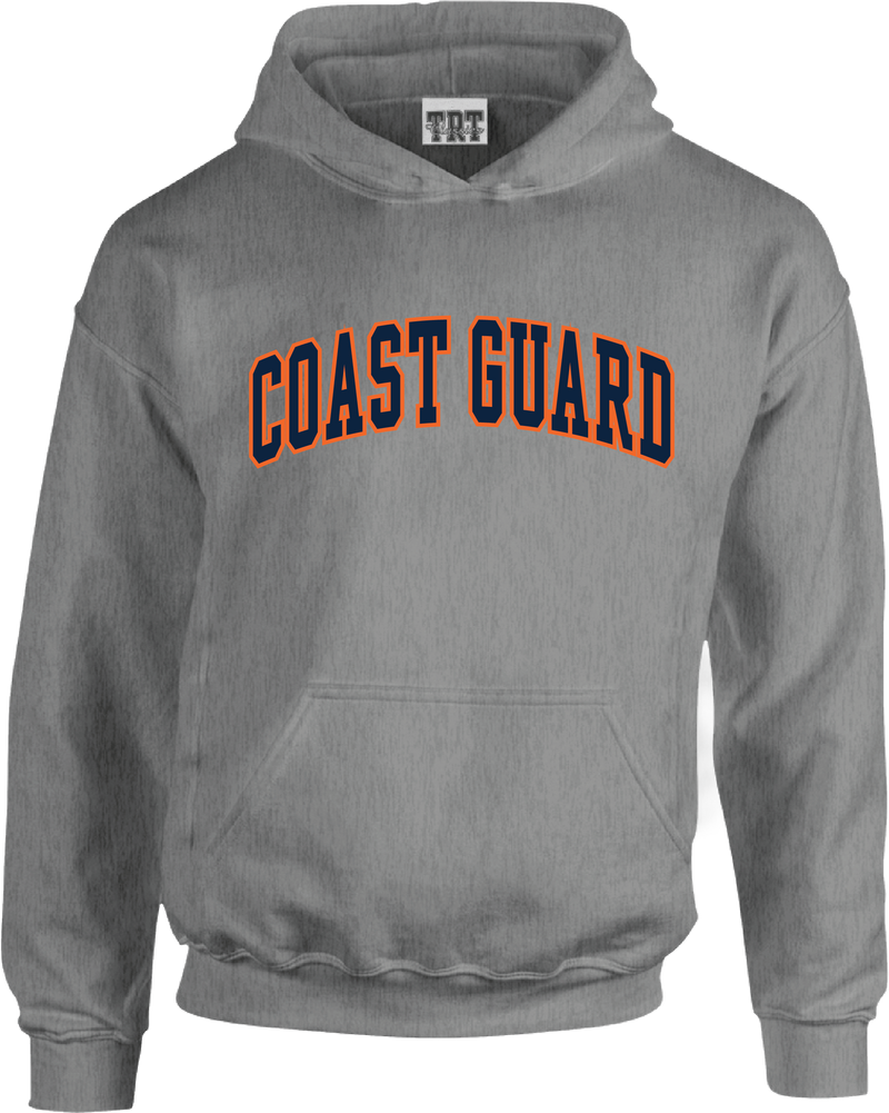 Tobacco Road Tees Mens Coast Guard Tackle Twill Knit Hooded Sweatshirt