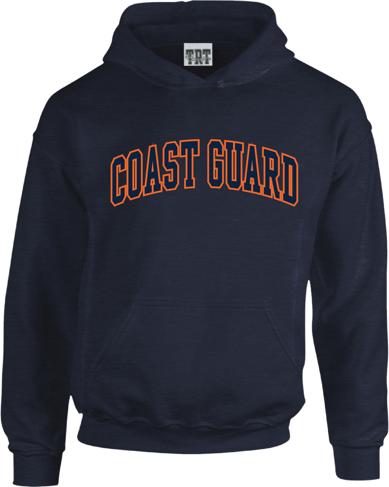 Tobacco Road Tees Mens Coast Guard Tackle Twill Knit Hooded Sweatshirt