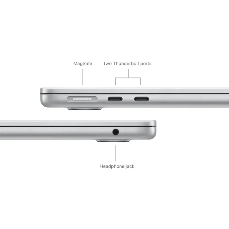 Apple MacBook Air 13" Apple M3 Chip Built for Apple Intelligence - 16GB Memory - 256GB SSD - Silver