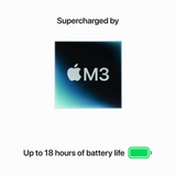 Apple MacBook Air 13" Apple M3 Chip Built for Apple Intelligence - 16GB Memory - 256GB SSD - Starlight