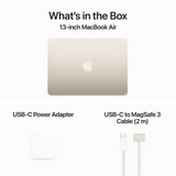 Apple MacBook Air 13" Apple M3 Chip Built for Apple Intelligence - 16GB Memory - 256GB SSD - Starlight