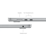 Apple MacBook Air 15" Apple M3 Chip Built for Apple Intelligence - 16GB Memory - 256GB SSD - Silver
