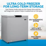 Newair  Mini Deep Chest Freezer- 5CU. FT.